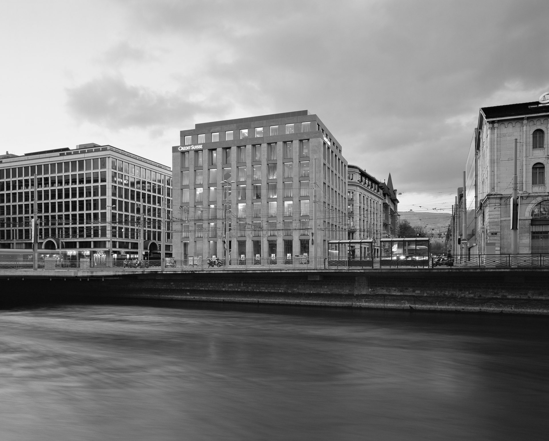 Classic Swiss bank building façade symbolising regulated wealth management